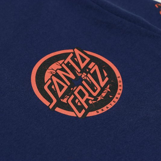 Camiseta Santa Cruz Rob Evolution M/L Azul Marinho