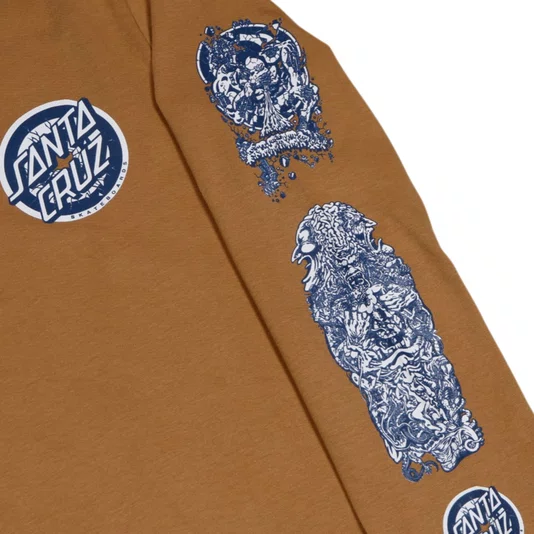 Camiseta Santa Cruz Rob Evolution M/L Caqui