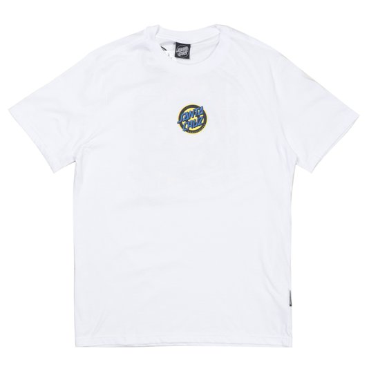 Camiseta Santa Cruz Roskopp Break Center Branco
