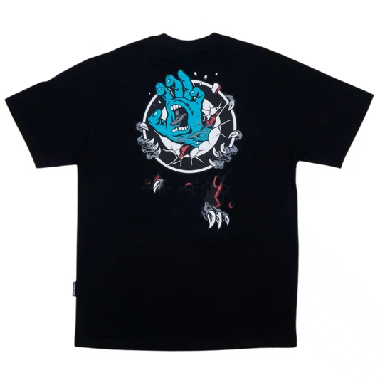 Camiseta Santa Cruz Roskopp Screaming Target Preto