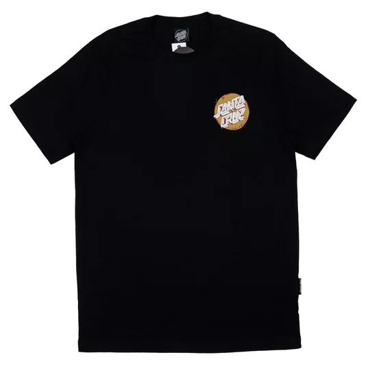 Camiseta Santa Cruz Scrawl Brick Dot Ss Preto