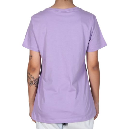 Camiseta Santa Cruz Screaming Hand Front Feminina Lilas