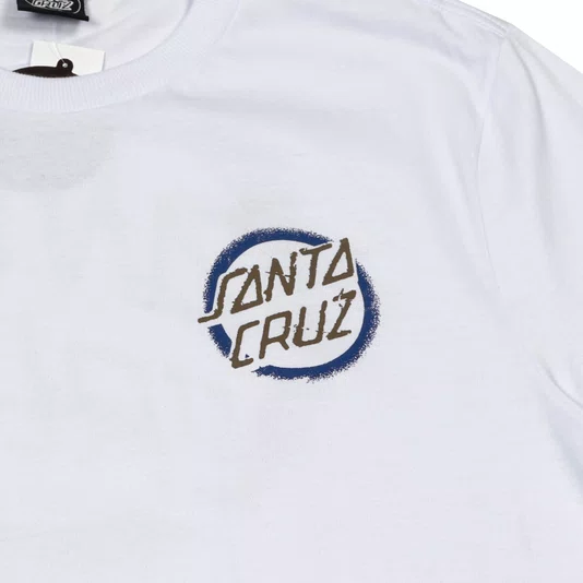 Camiseta Santa Cruz Vile Dot Ss Branco