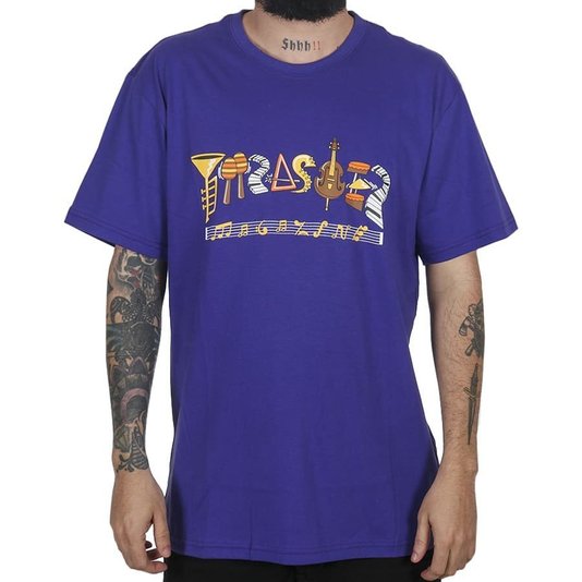 Camiseta Thrasher Fillmore Logo Roxo