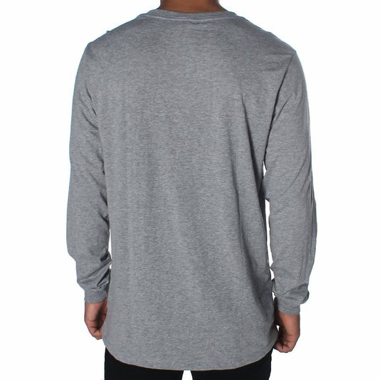 Camiseta Thrasher Flame Manga Longa Mescla