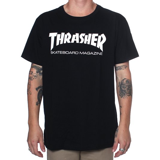 Camiseta Thrasher Magazine Skate Mag Preto