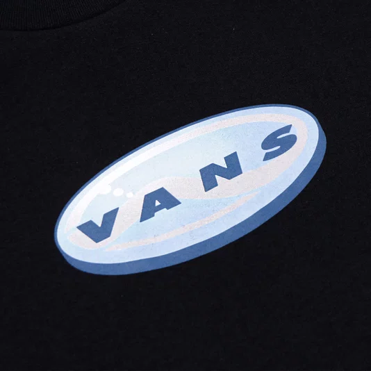 Camiseta Vans 3d Retroval Preto