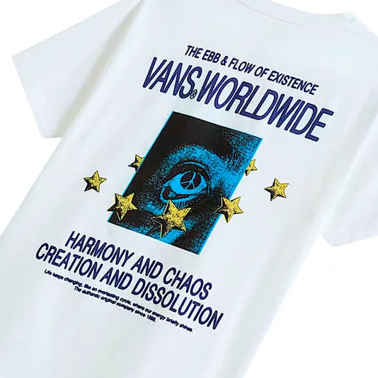 Camiseta Vans Chaos Ss Branco
