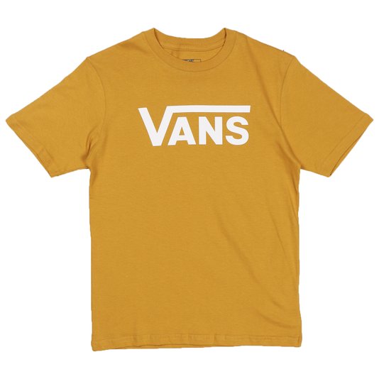 Camiseta Vans Juvenil Classic Boys  Amarelo Queimado