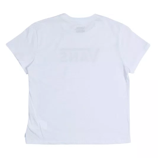 Camiseta Vans Classic Juvenil Flying V Crew Branco