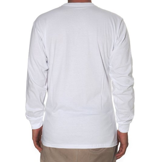 Camiseta Vans Classic Manga Longa Branco