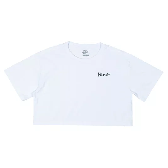 Camiseta Vans Classic Script Branco