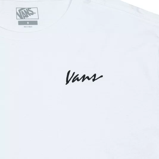 Camiseta Vans Classic Script Branco