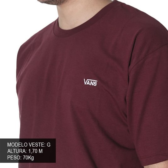 Camiseta Vans Core Basics Bordo