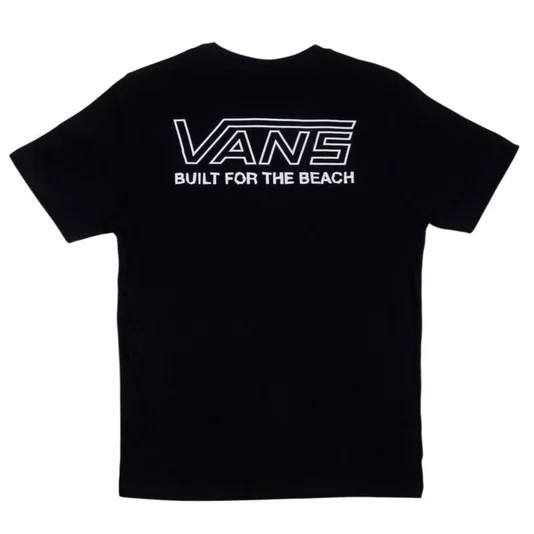 Camiseta Vans Crestline Juvenil Preto