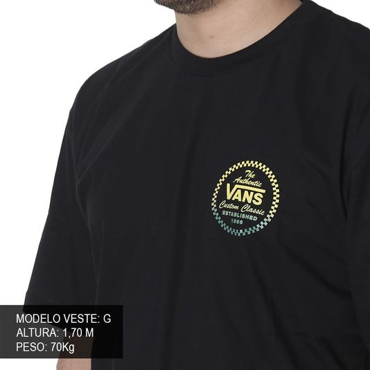 Camiseta Vans Custom Classic Preto