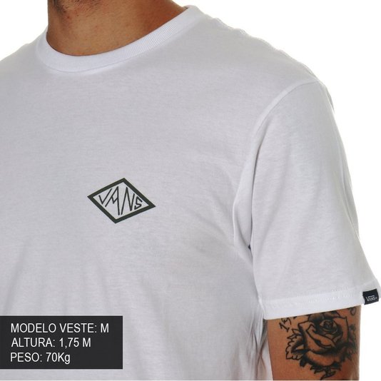 Camiseta Vans Dark Diamond Branco
