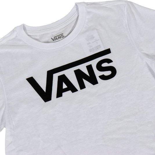 Camiseta Vans Flying Crew Feminina Branco