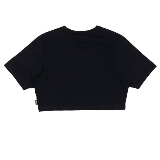 Camiseta Vans Flying V Crew Cropped Feminino Preto