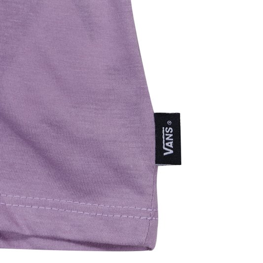 Camiseta Vans Flying V Crew Juvenil Roxo
