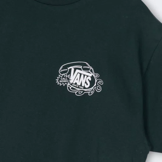 Camiseta Vans Hot Lines Verde