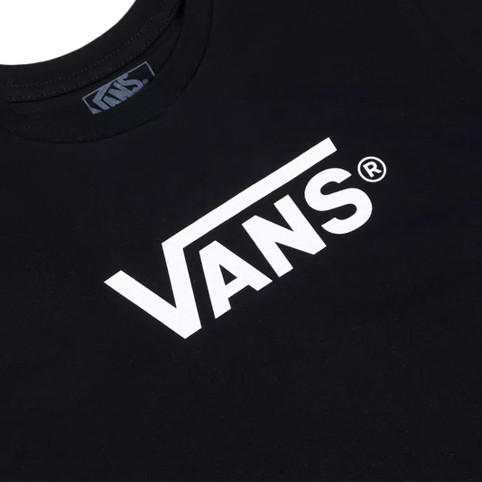 Camiseta Vans New Classic Juvenil Preto