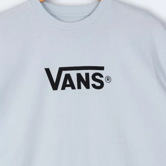 Camiseta Vans New Vans Classic Azul Cinzento