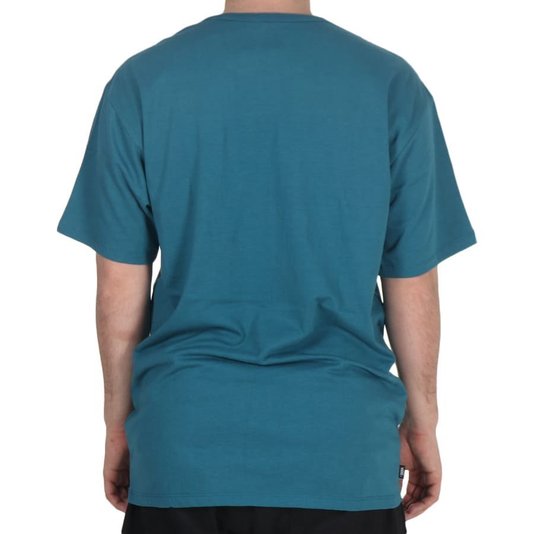Camiseta Vans Off The Wall Color Azul Petroleo