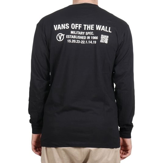 Camiseta Vans Quick Response M/L Preto