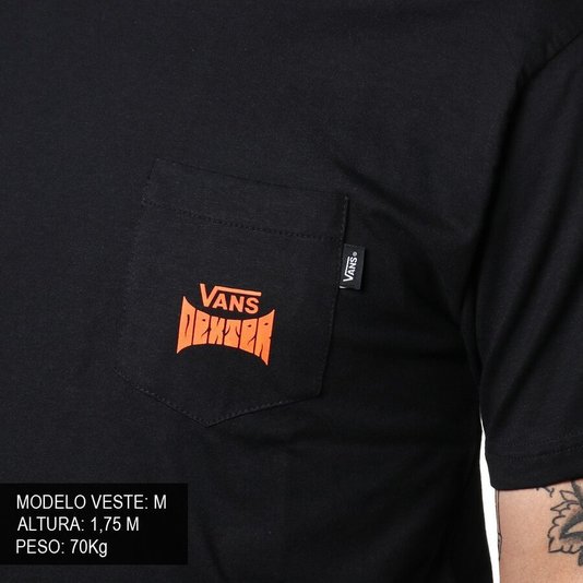 Camiseta Vans Ricardo Dexter Preto/Laranja