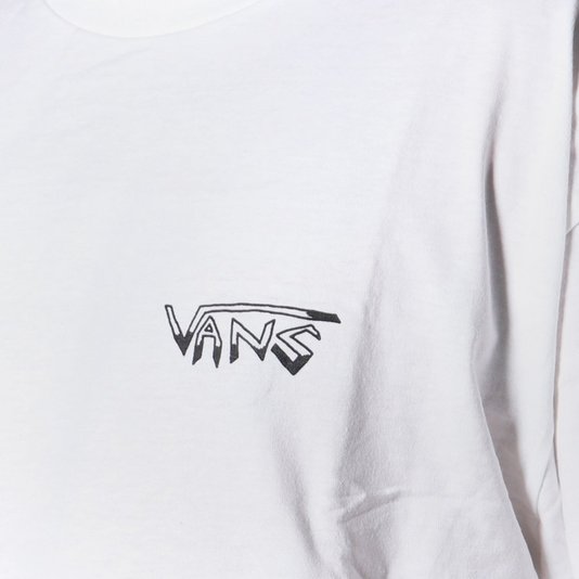 Camiseta Vans Rowan Zorilla Face Manga Longa Branco