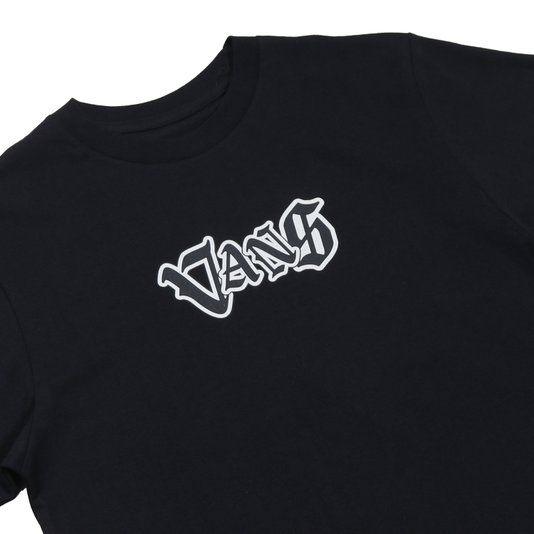 Camiseta Vans Shattered Juvenil Preto