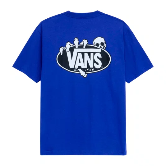 Camiseta Vans Show Off Ss Azul Royal
