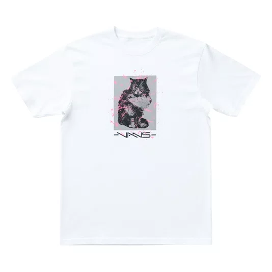 Camiseta Vans Ss Feline White Branco