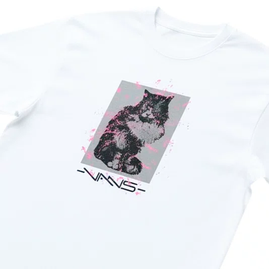 Camiseta Vans Ss Feline White Branco