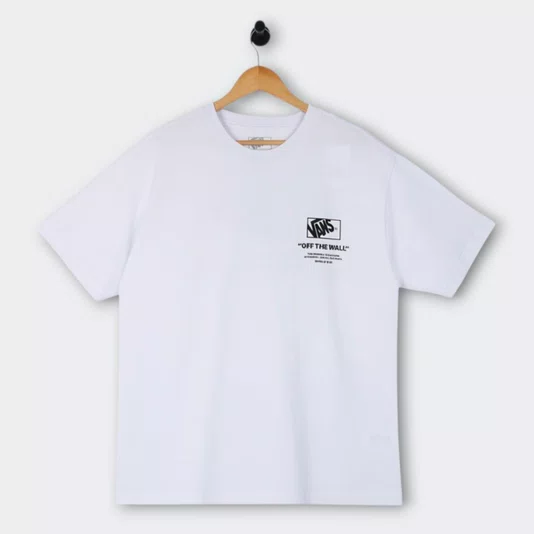 Camiseta Vans Stacked Hi Branco