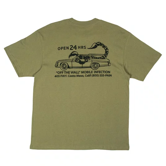 Camiseta Vans Sting Wagon Ss Verde