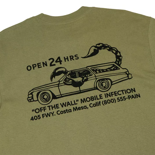 Camiseta Vans Sting Wagon Ss Verde