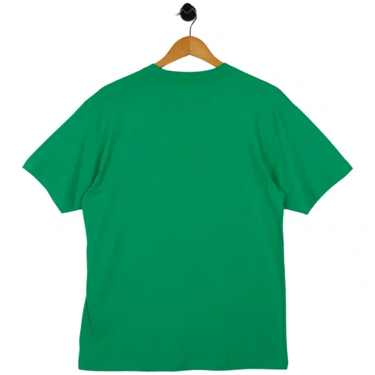 Camiseta Vans Stretch Logo Verde Bandeira