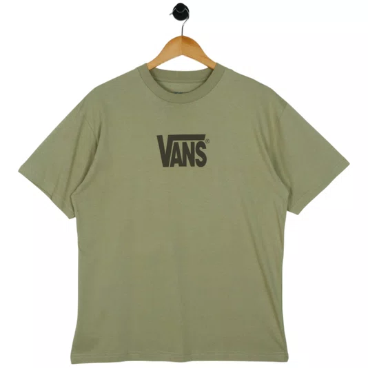Camiseta Vans Stretch Logo Verde Oliva