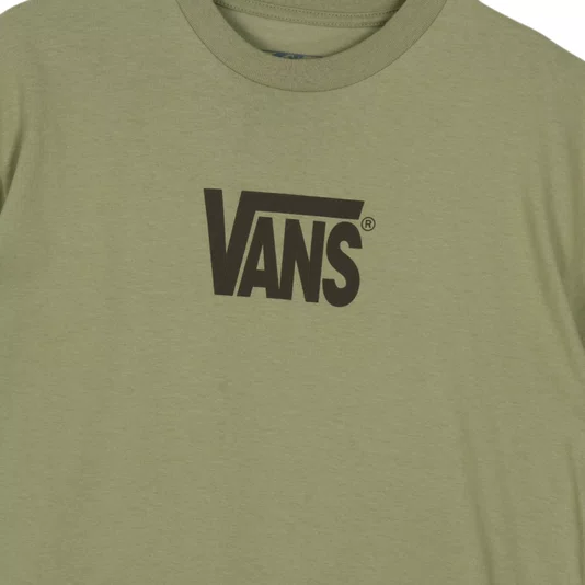 Camiseta Vans Stretch Logo Verde Oliva