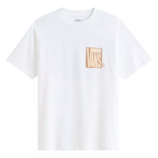Camiseta Vans Stretch Stack Crackle Branco