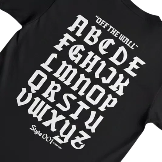 Camiseta Vans Style 001 Ss Black Preto
