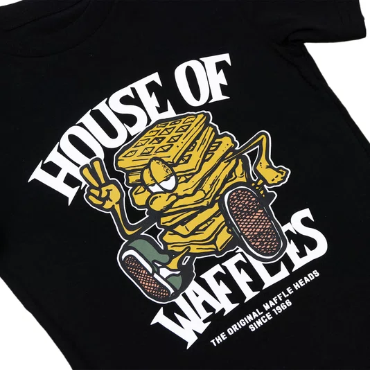 Camiseta Vans Waffle House Preto