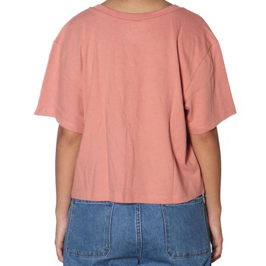 Camiseta Vans Wm Ya Mos Rose Dawn Fem Rose
