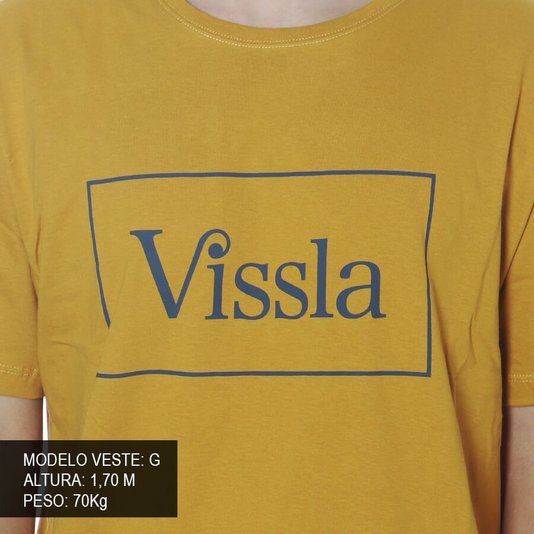 Camiseta Vissla Silk Proeper Amarelo