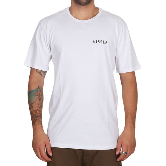 Camiseta Vissla Trimline Cork Branco