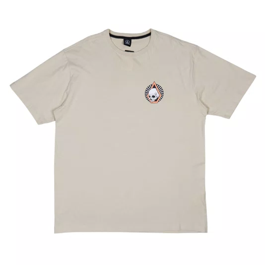 Camiseta Volcom Arched Bege