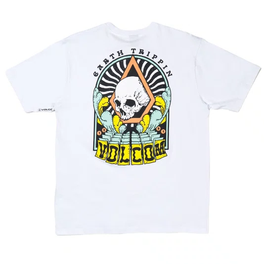 Camiseta Volcom Arched Branco