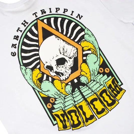Camiseta Volcom Arched Branco